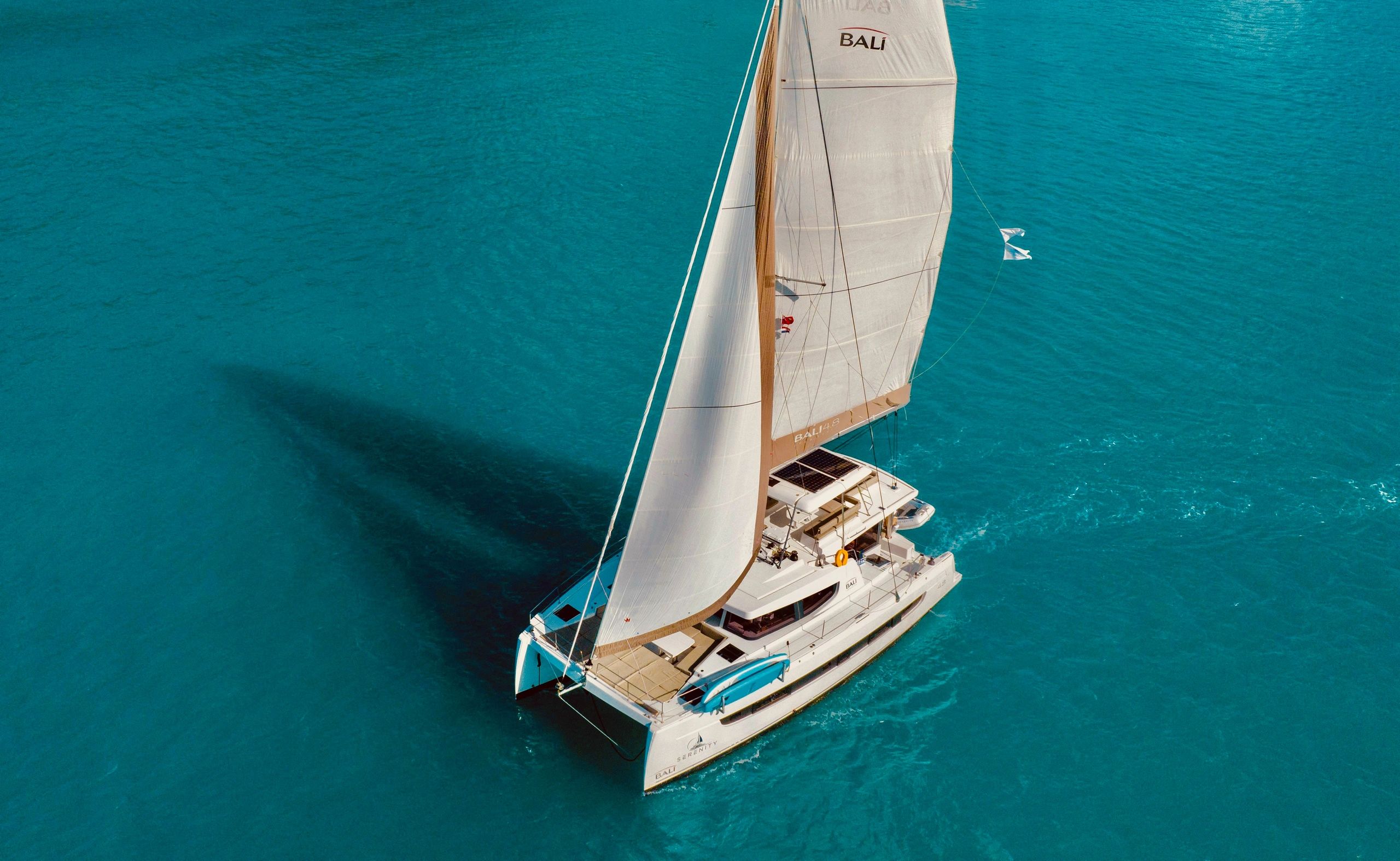 serenity yacht charters catamaran
